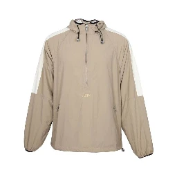 Beige Nylon Shell Jacket