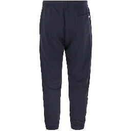 Blue Cotton Joggers (Workout Pants)