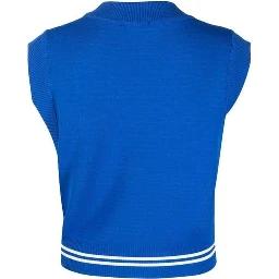 Blue Nylon Waistcoat