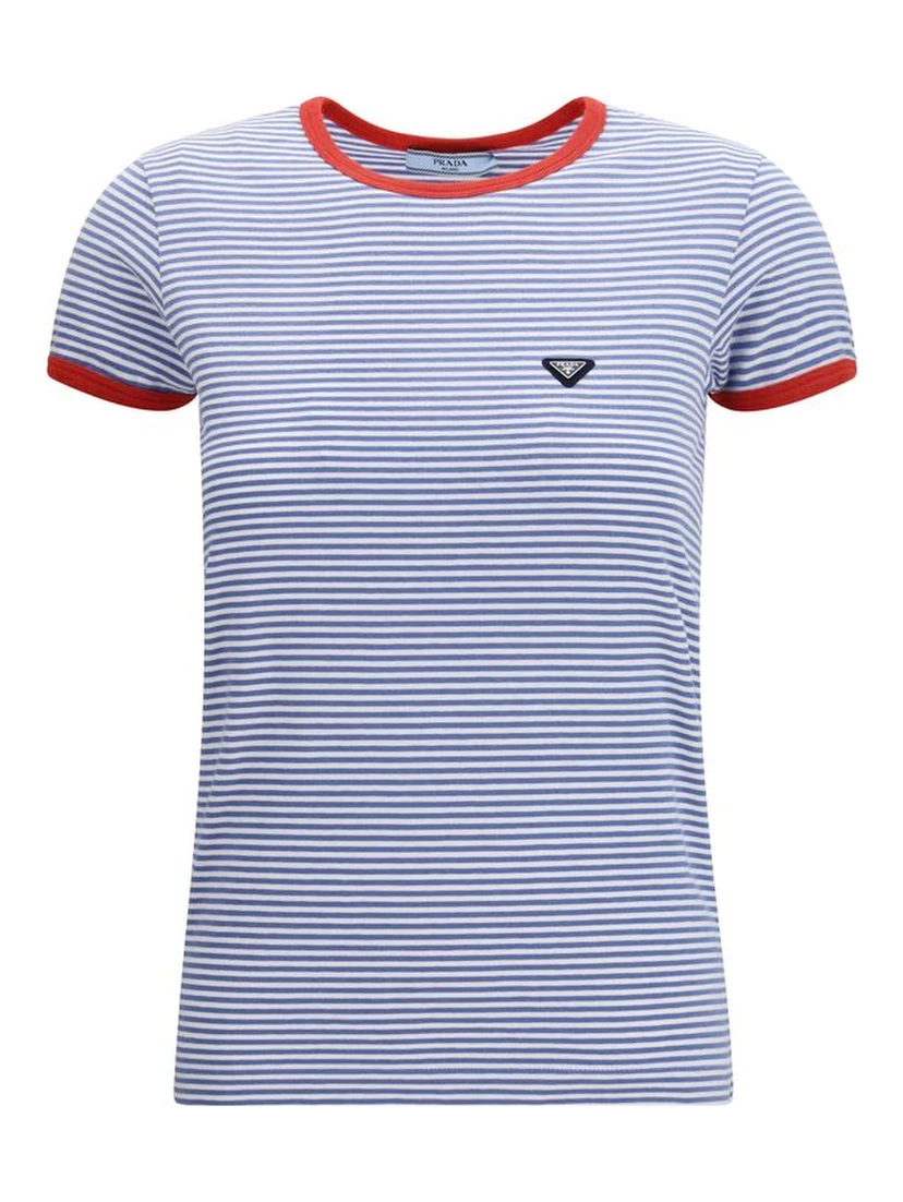Blue Cotton T-Shirt