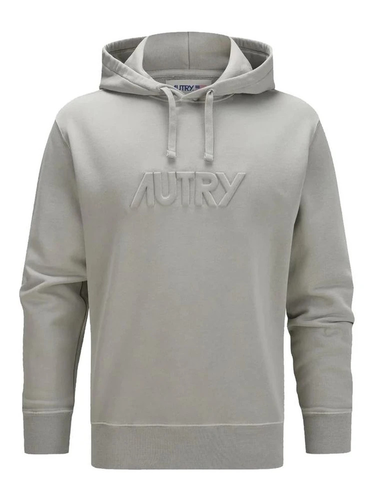 Gray Cotton Hoodie