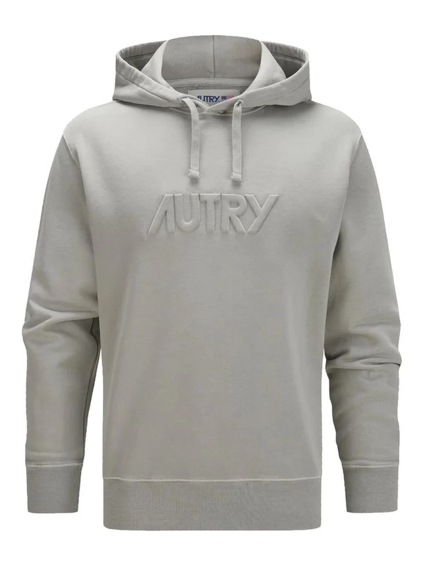 Gray Cotton Hoodie