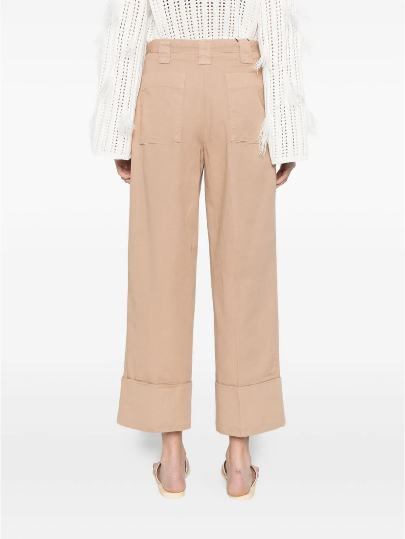 Twin-set Trousers Beige