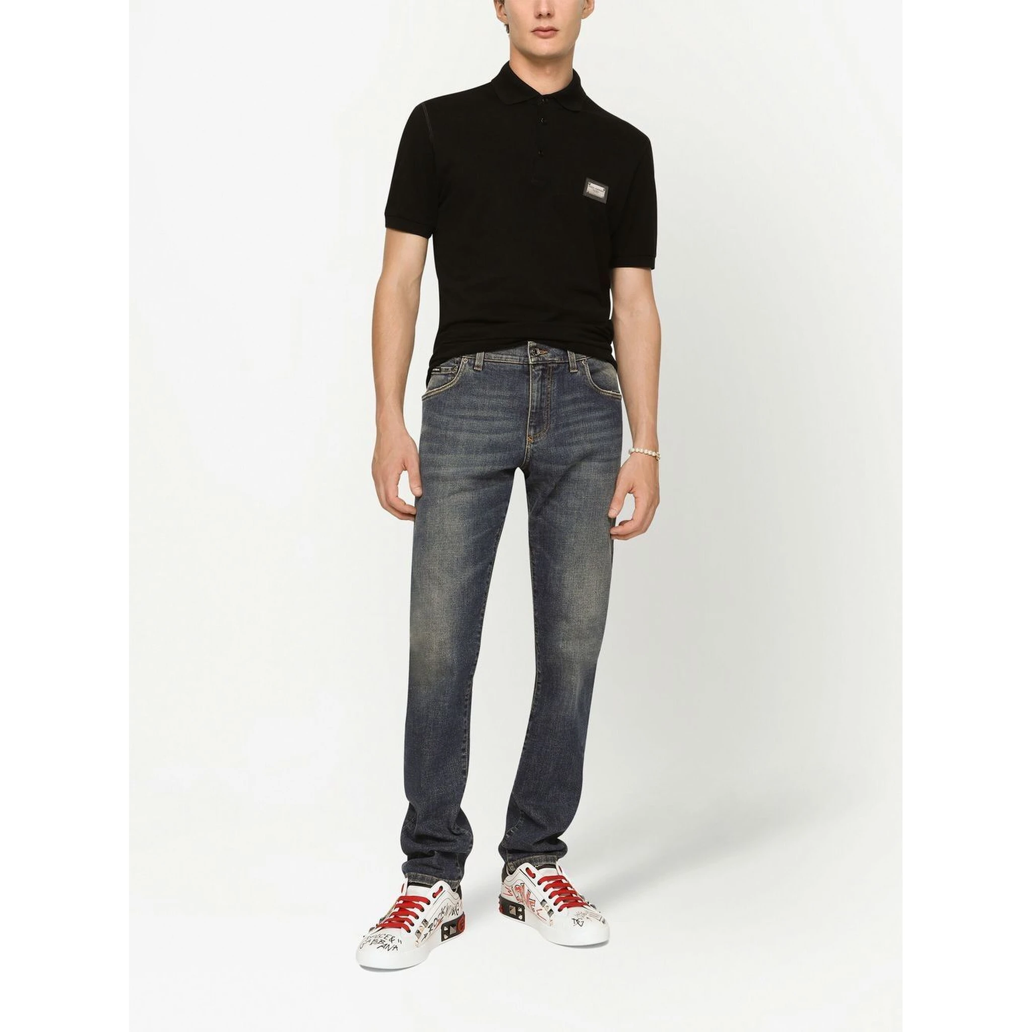 Dolce & Gabbana T-shirts and Polos Black
