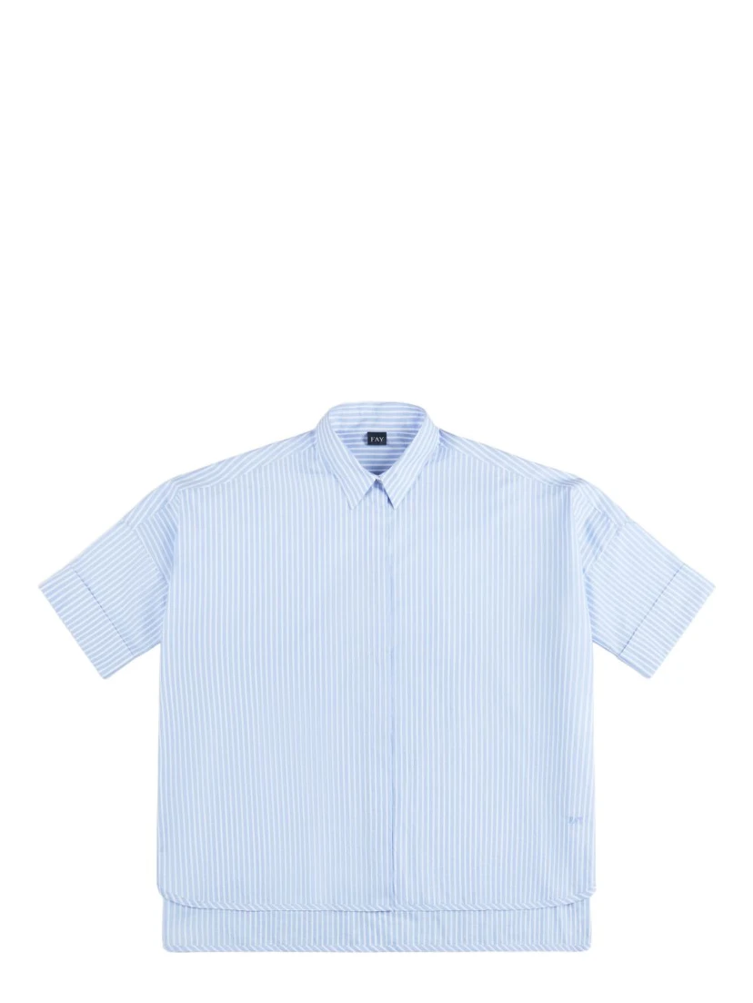 Fay Shirts Blue