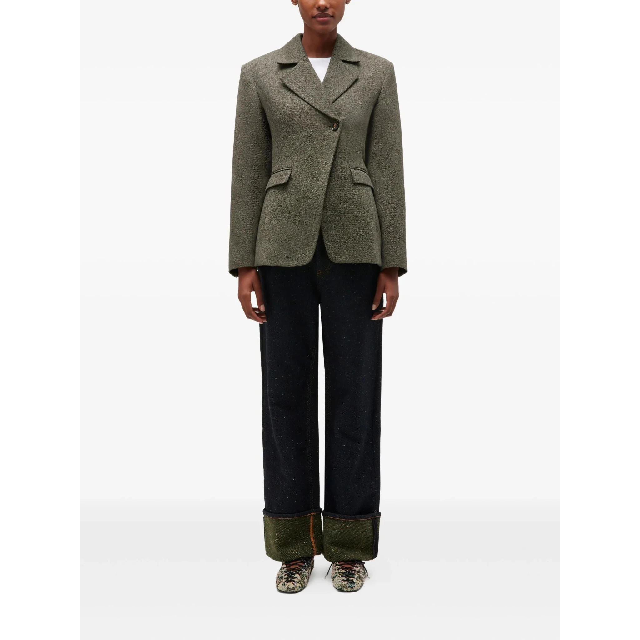 GANNI Jackets Green