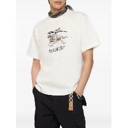 Burberry T-shirts and Polos White