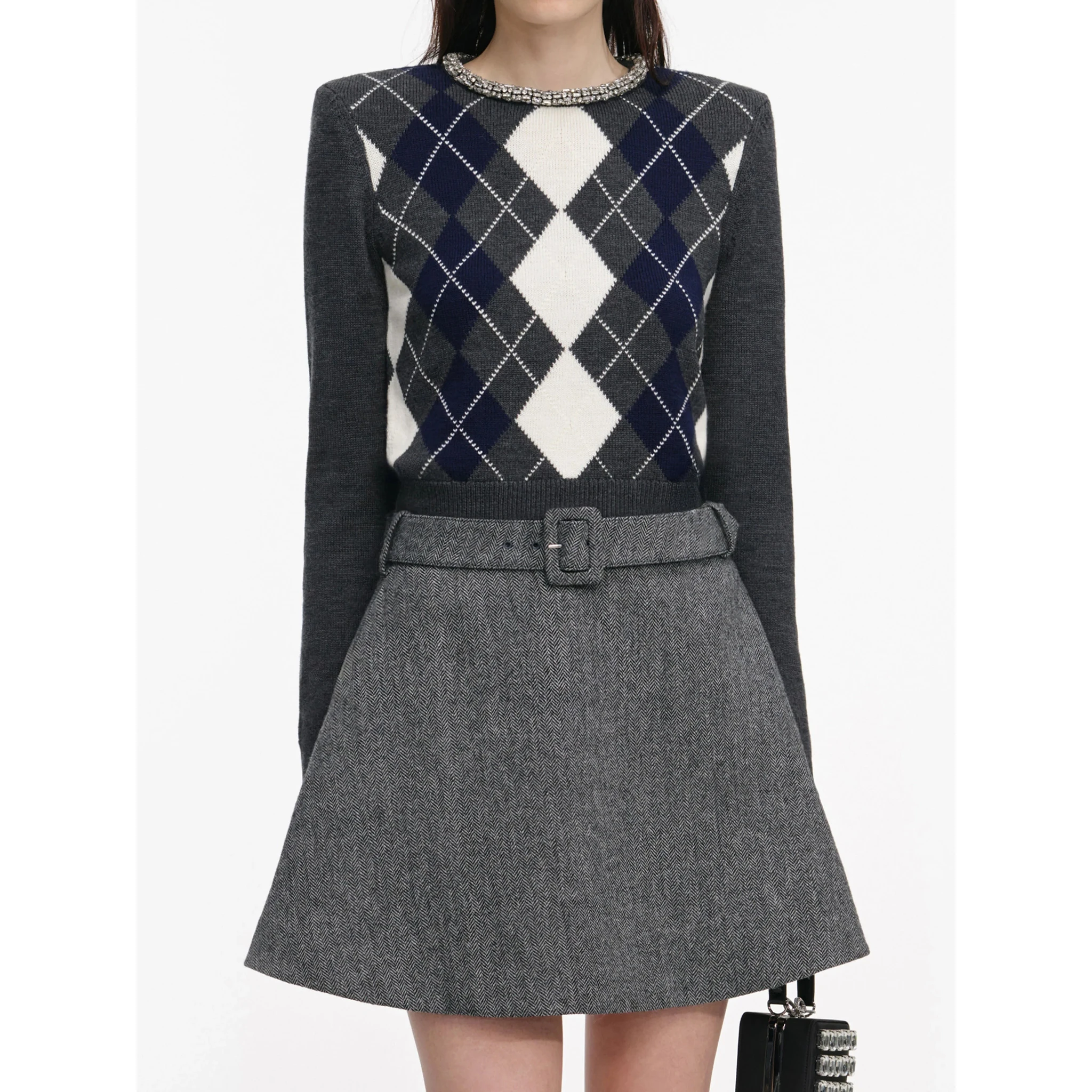 SELF PORTRAIT Sweaters Grey