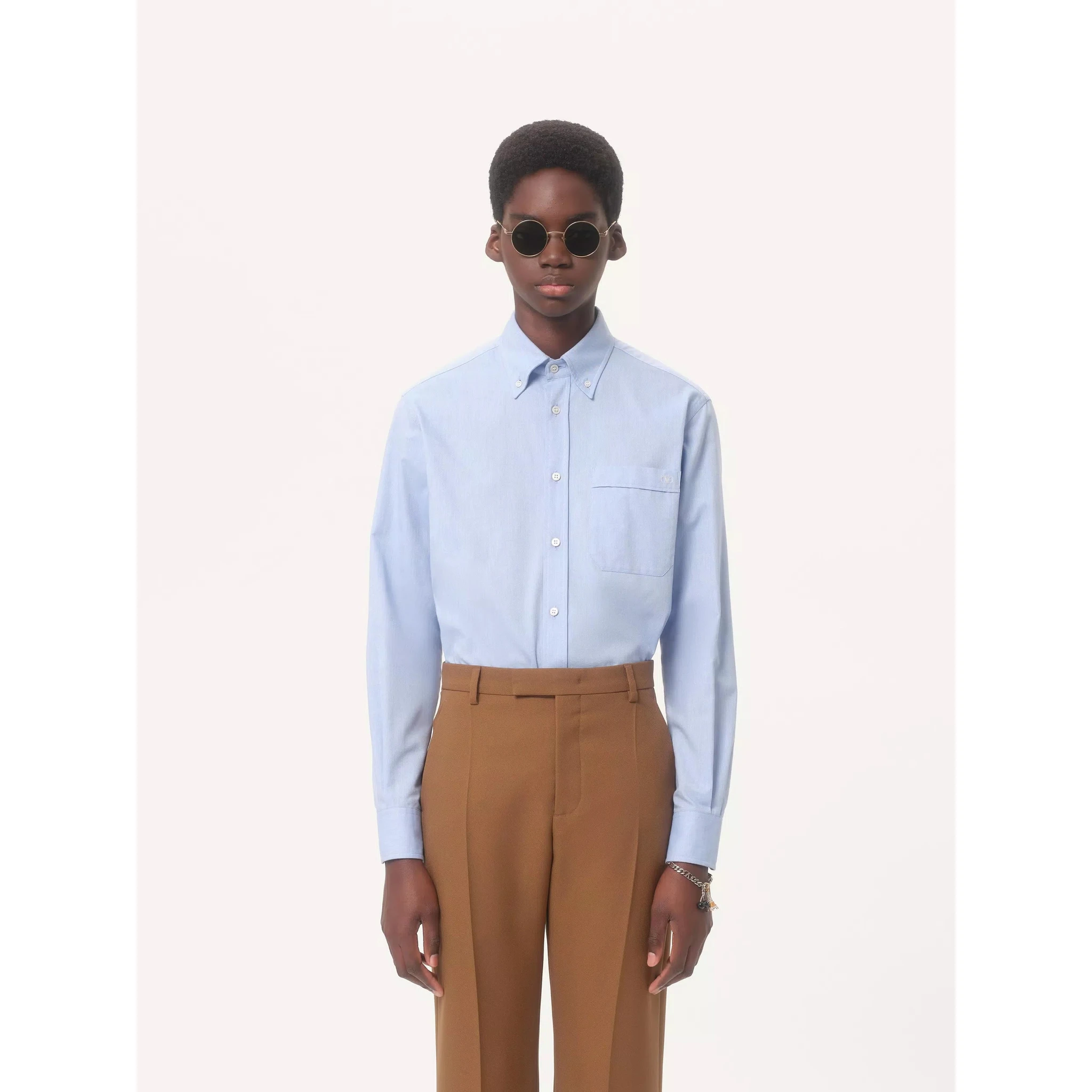 Valentino Garavani Shirts Clear Blue