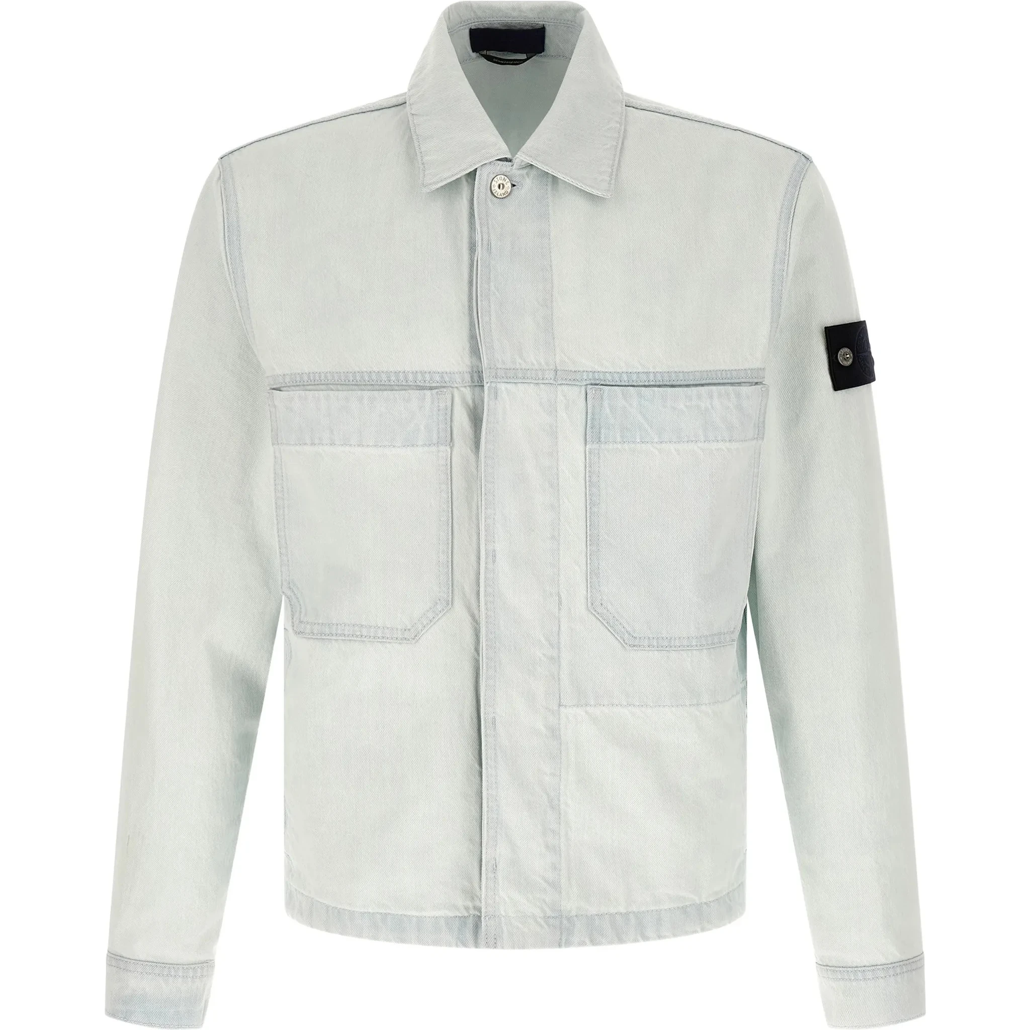 Stone Island Jackets Clear Blue