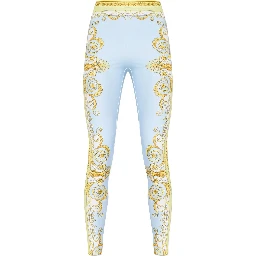 Versace Trousers Clear Blue