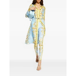 Versace Trousers Clear Blue