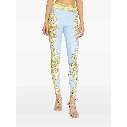 Versace Trousers Clear Blue