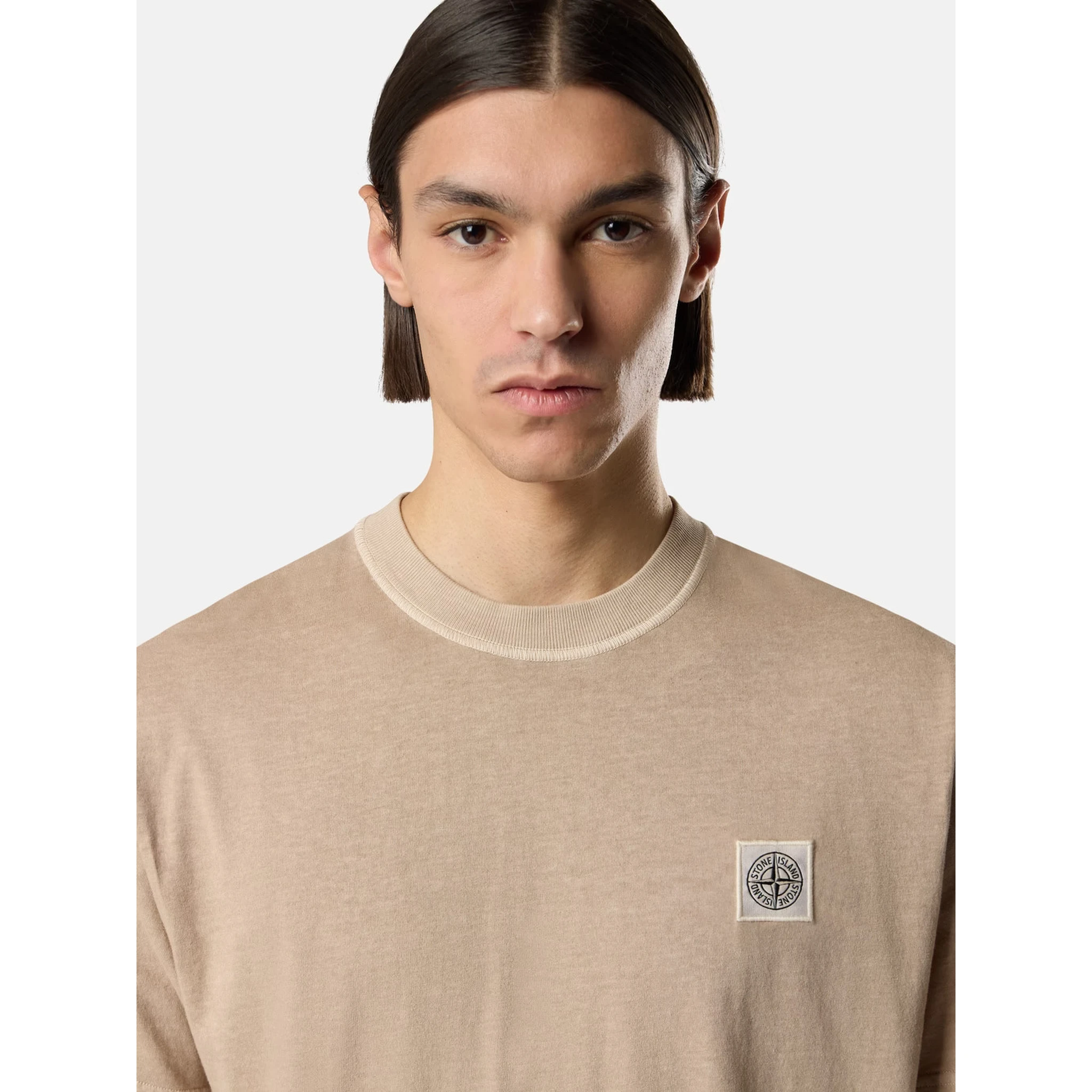 Stone Island T-shirts and Polos Beige