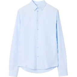 Burberry Shirts Clear Blue