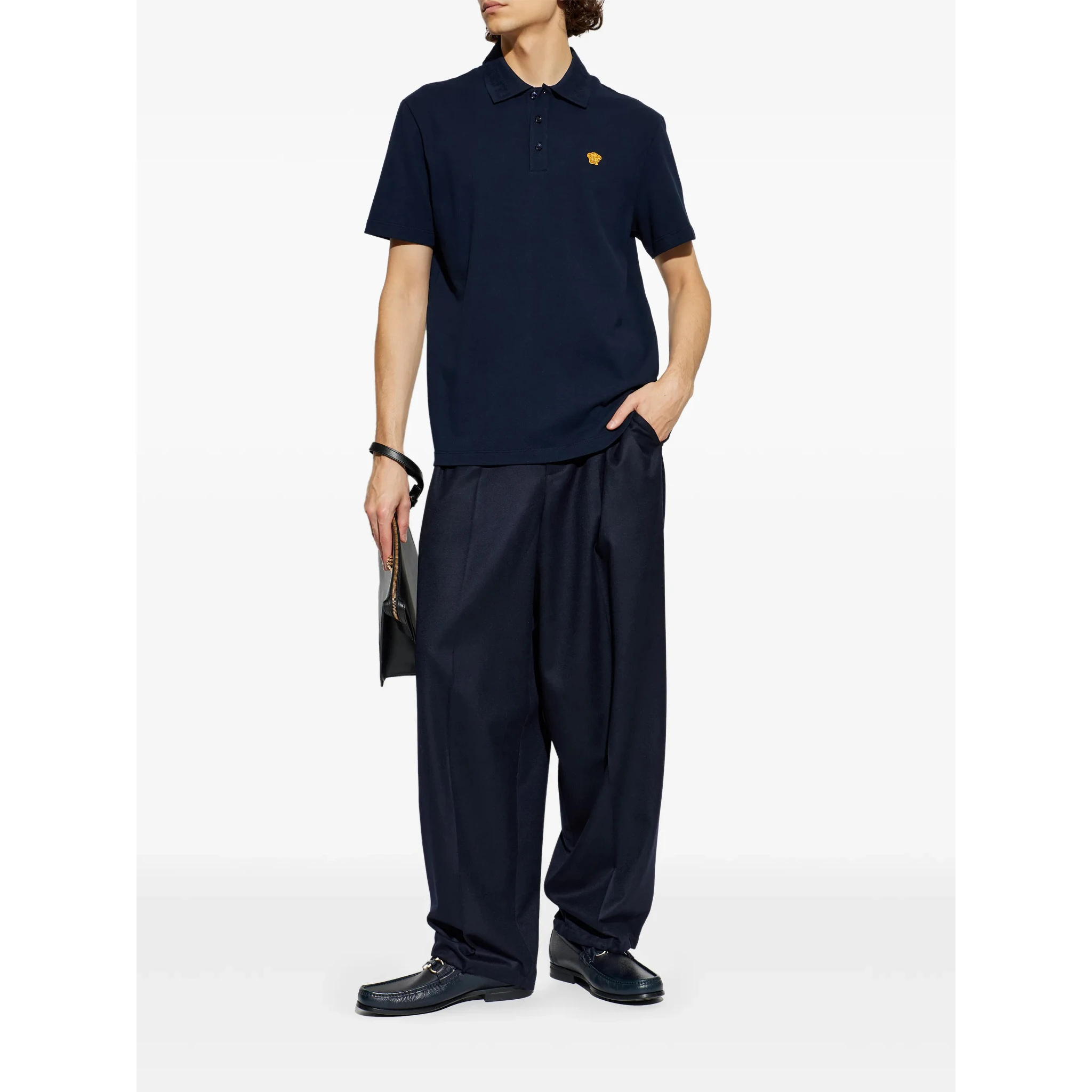 Versace T-shirts and Polos Blue