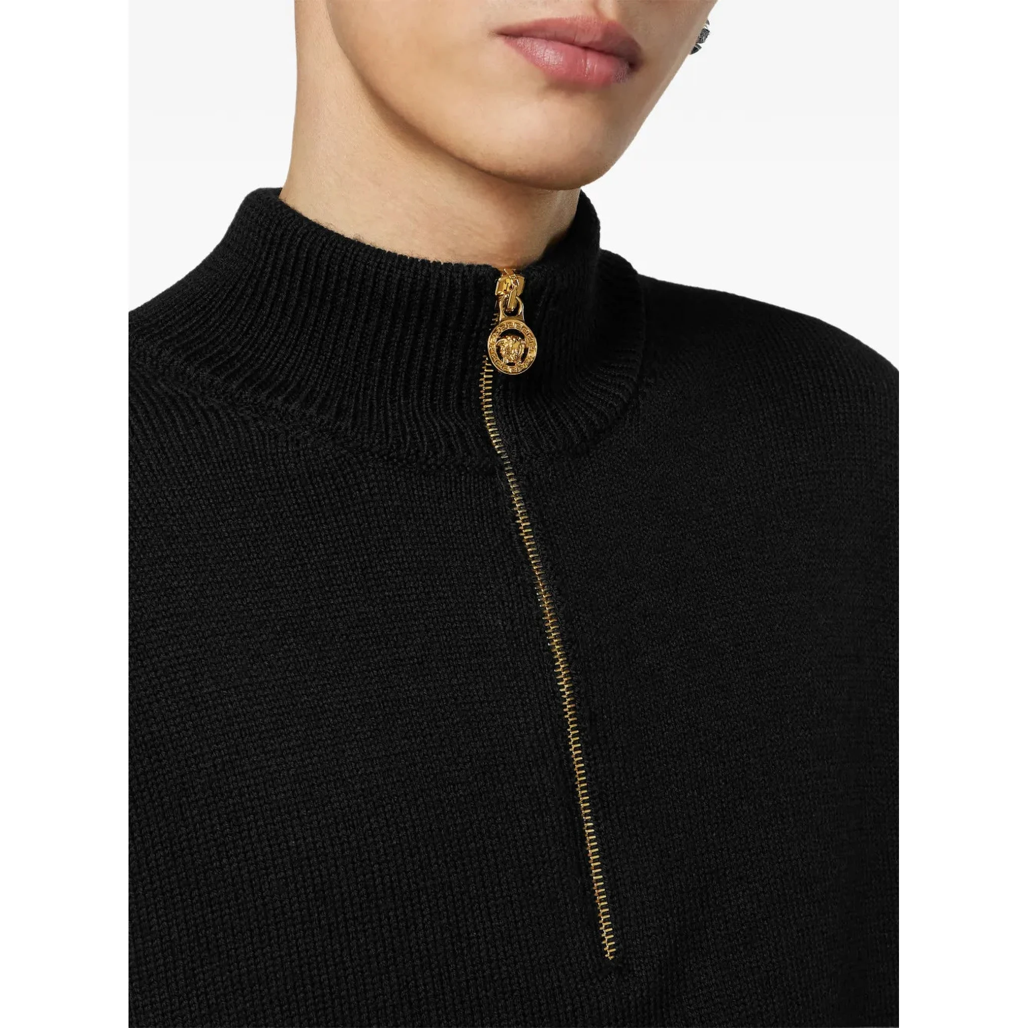 Versace Sweaters Black