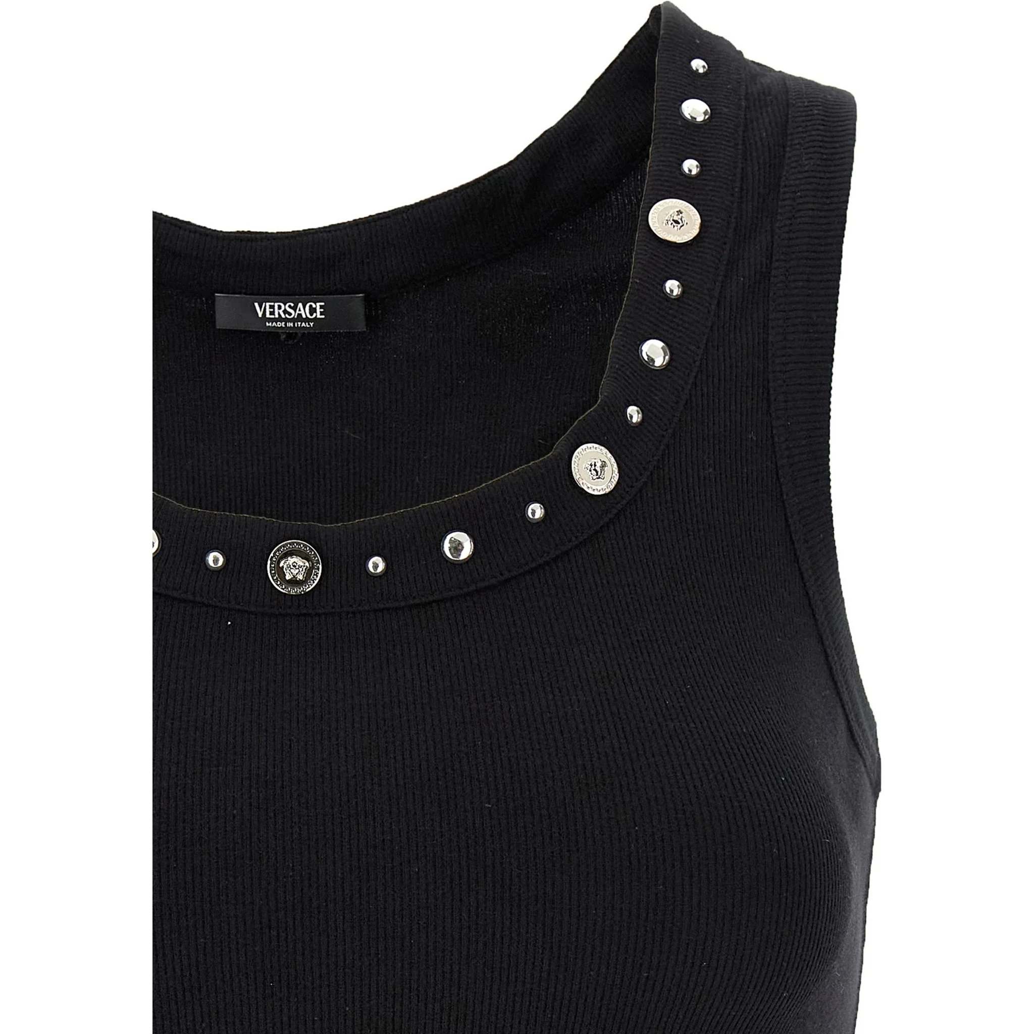 Tank top emboidery studs