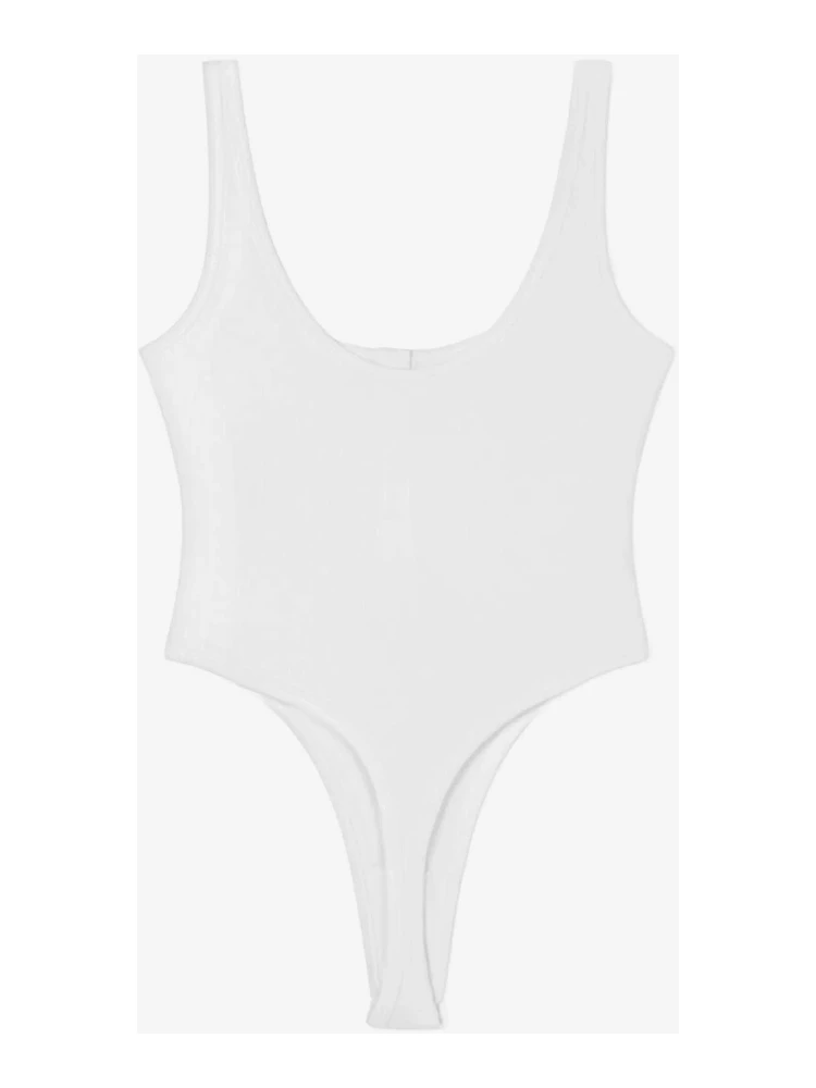 Bodysuit cotton rib alternative