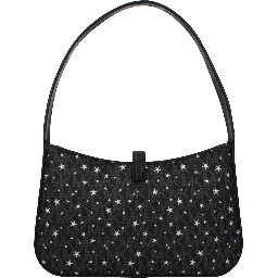 Black Fabric Handbag