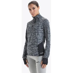 Black Polyester Sweatshirt
