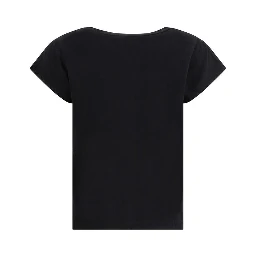 Black Cotton T-Shirt