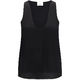 Black Silk Top