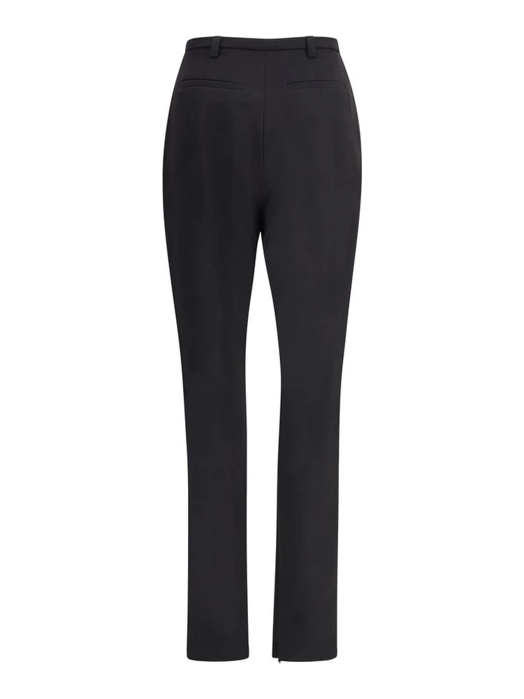 Black Polyester Skinny Pants alternative