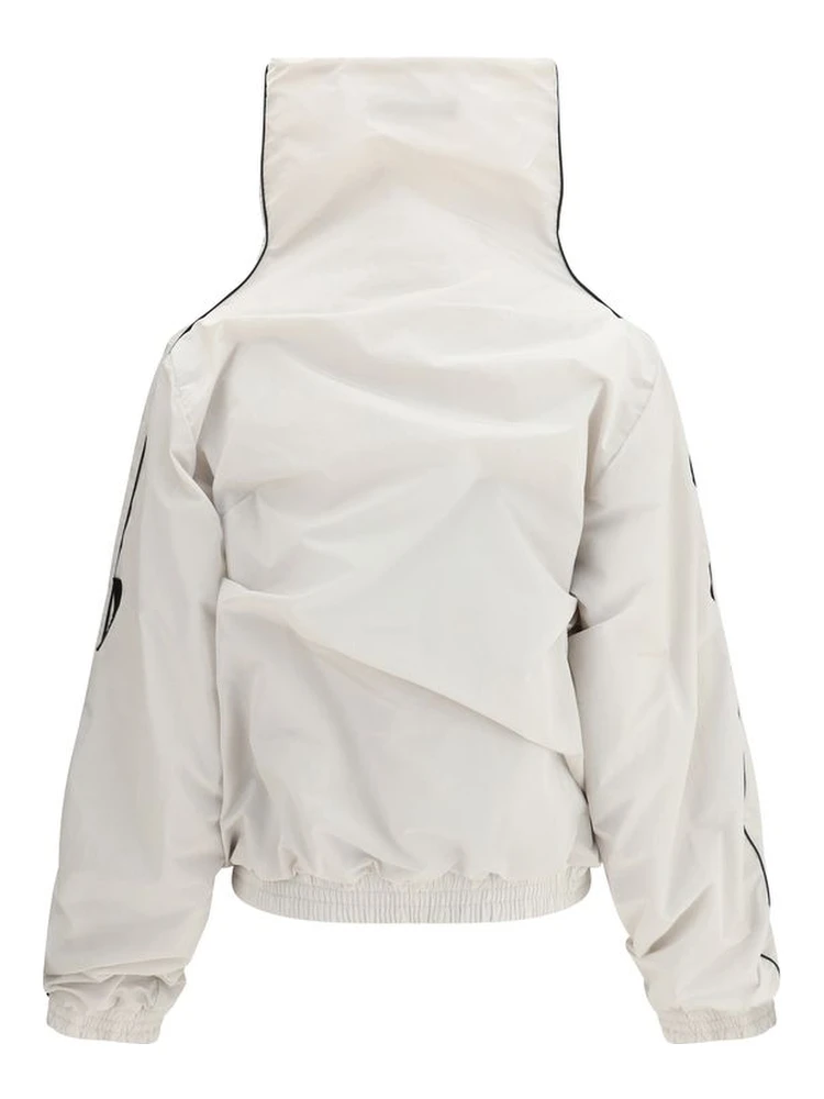 Gray Polyamide Full-Length Jacket alternative