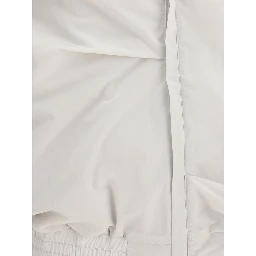 Gray Polyamide Full-Length Jacket