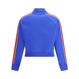 Blue Polyamide Sweatshirt