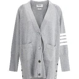 Gray Cotton Cardigan