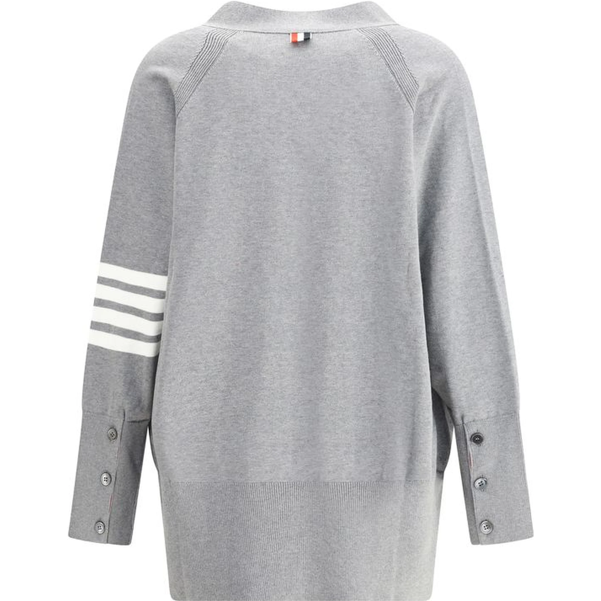 Gray Cotton Cardigan