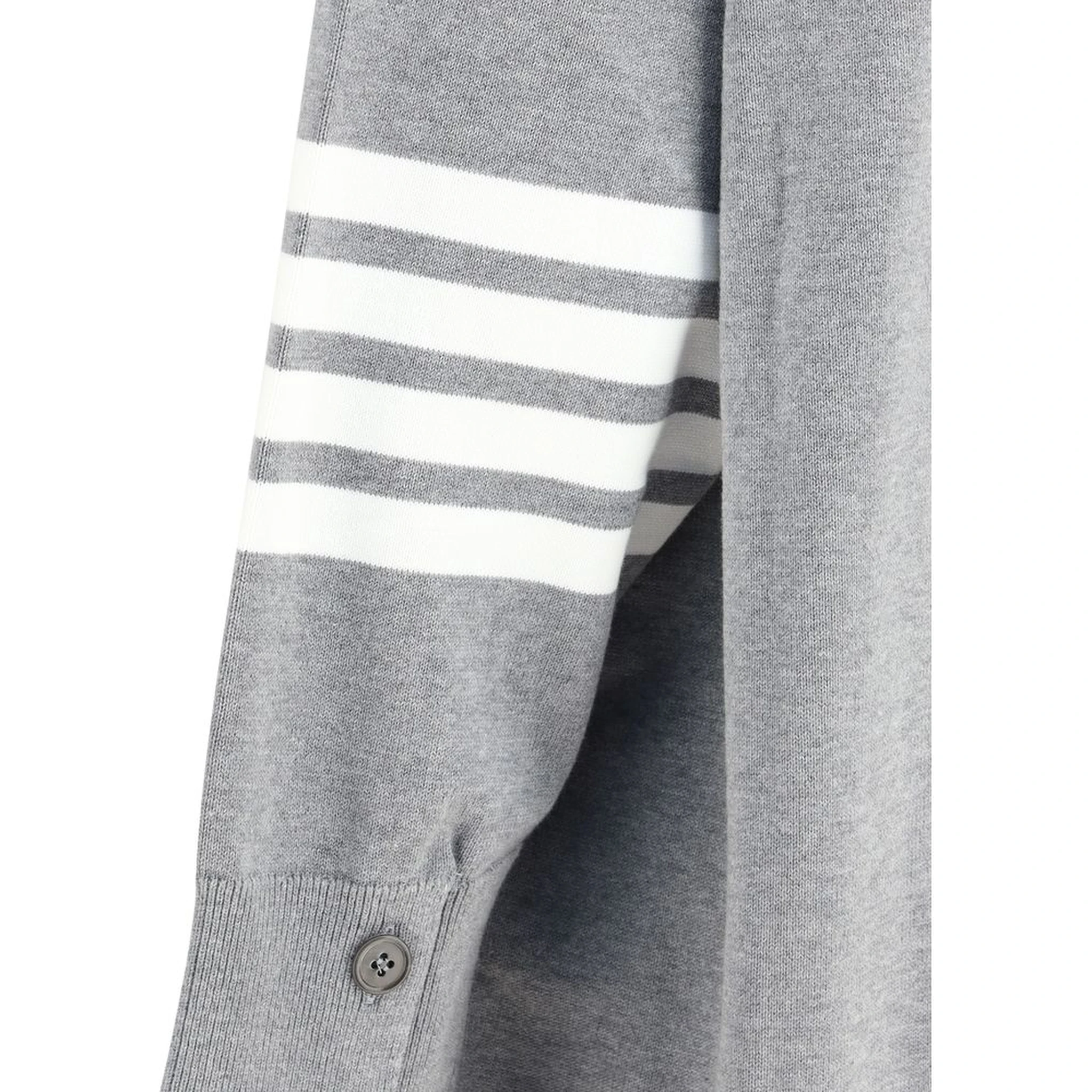 Gray Cotton Cardigan