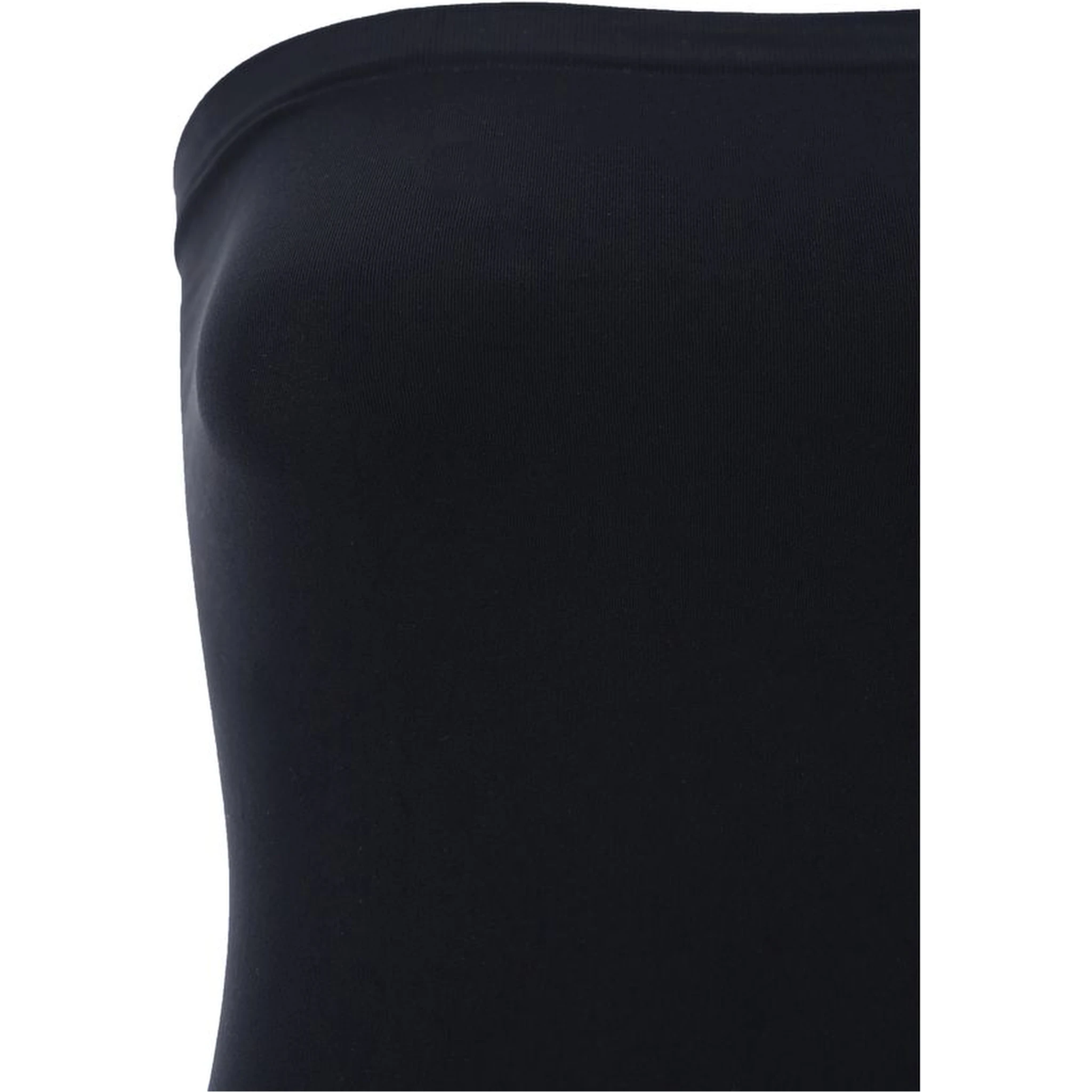 Black Cotton Casual Dress