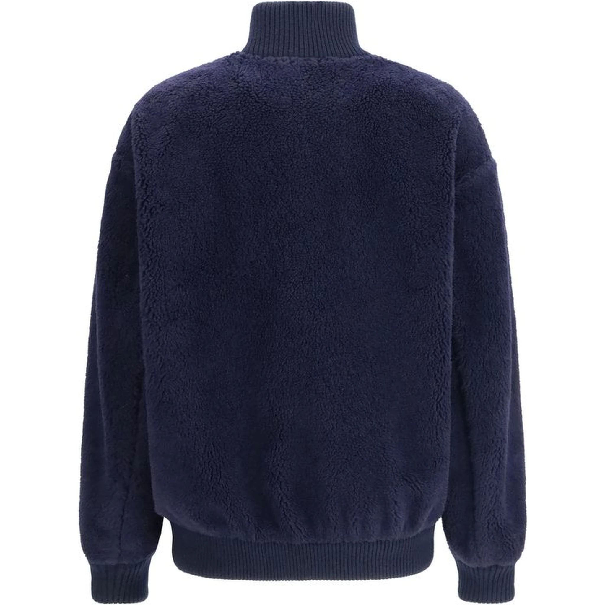 Blue Polyamide Full-Length Jacket