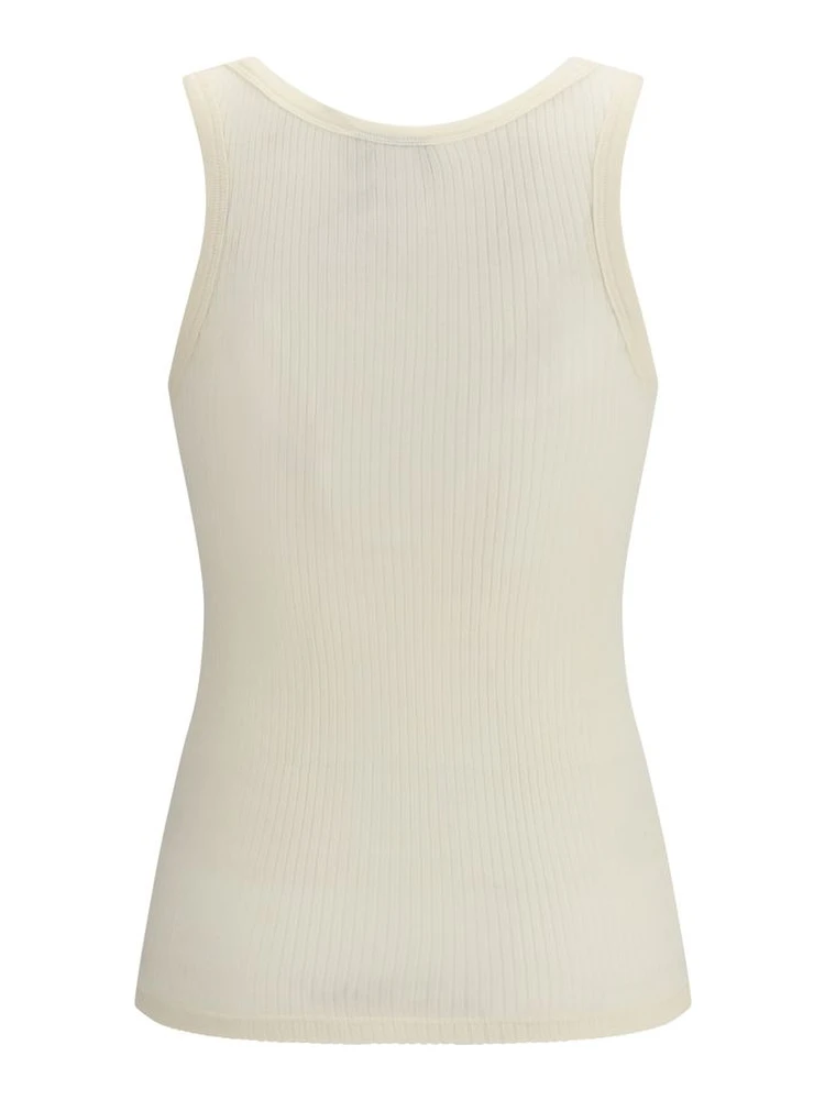 Beige Fleece Wool Top alternative