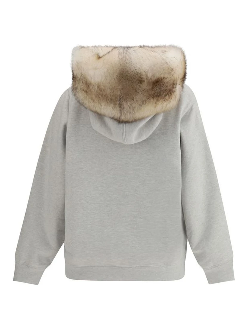Gray Cotton Sweatshirt