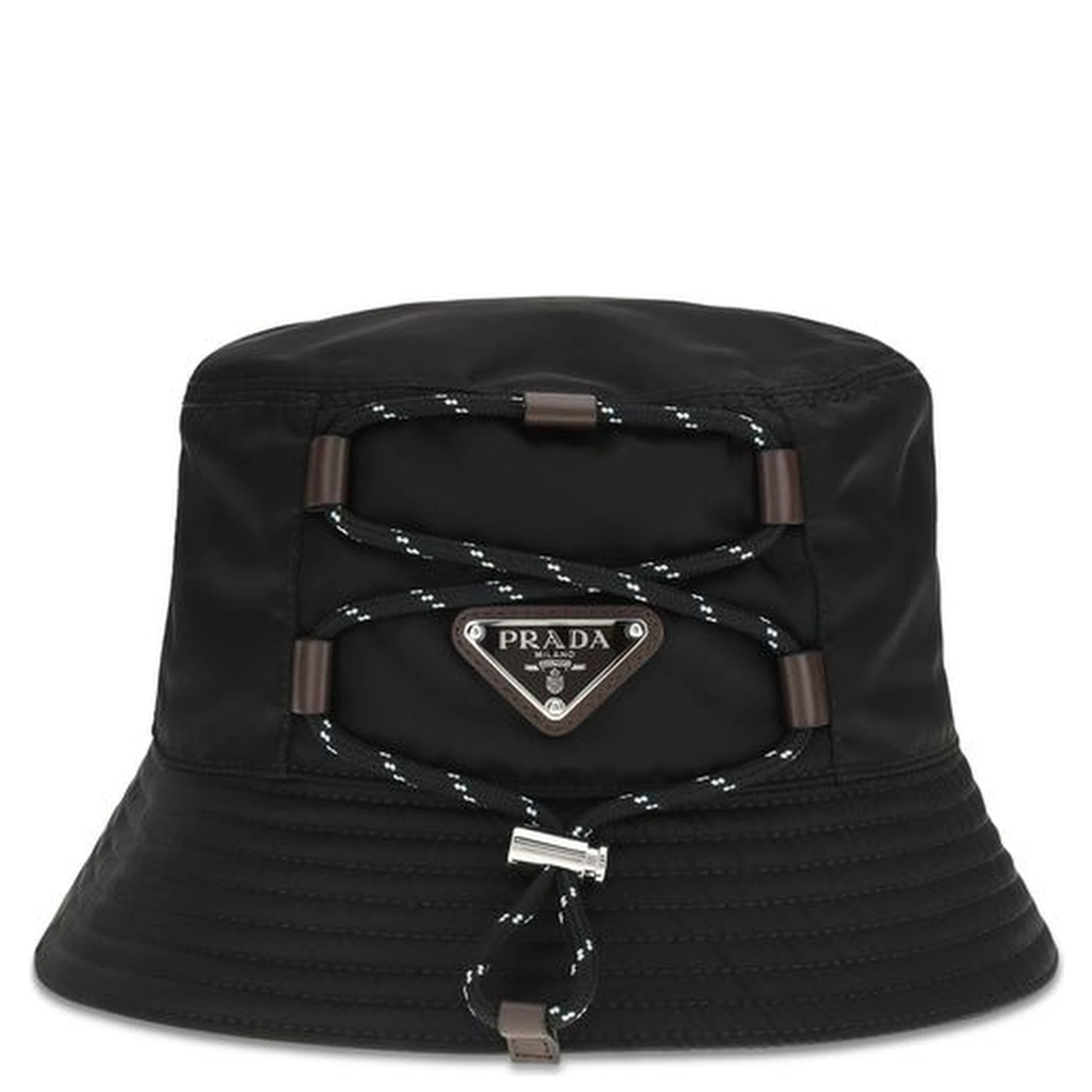 Black Recycled Polyamide Bucket Hat