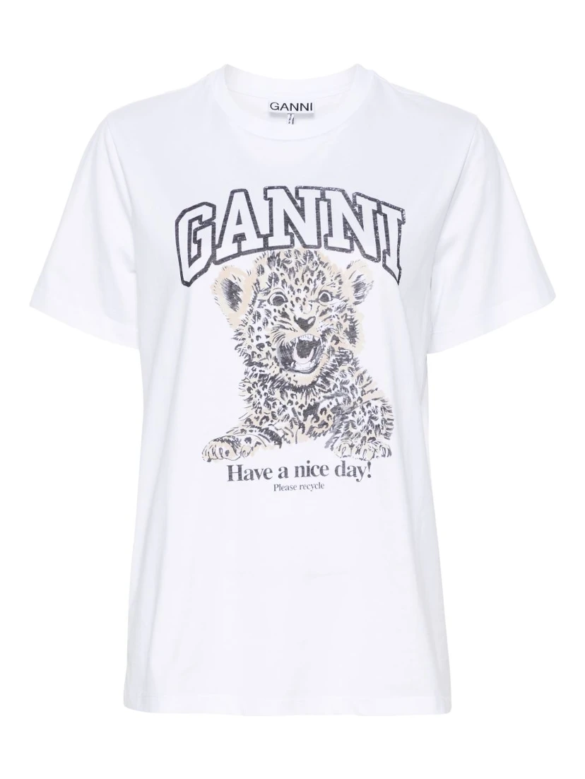 GANNI T-shirts and Polos MultiColour