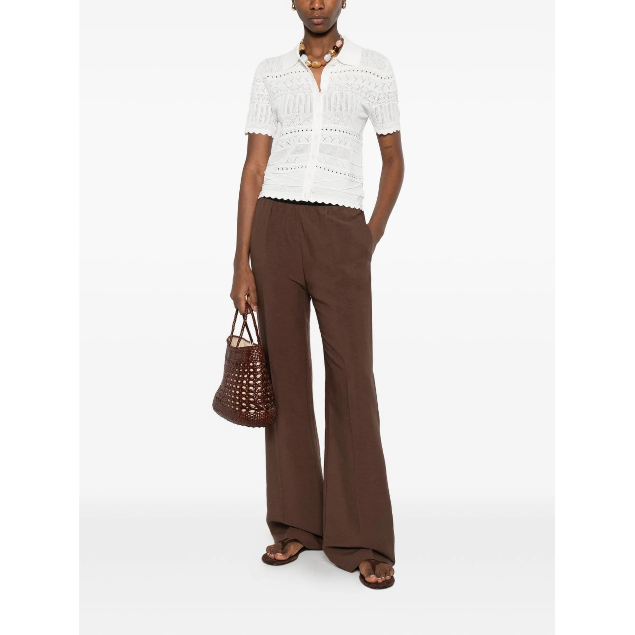 ERMANNO FIRENZE Trousers Brown