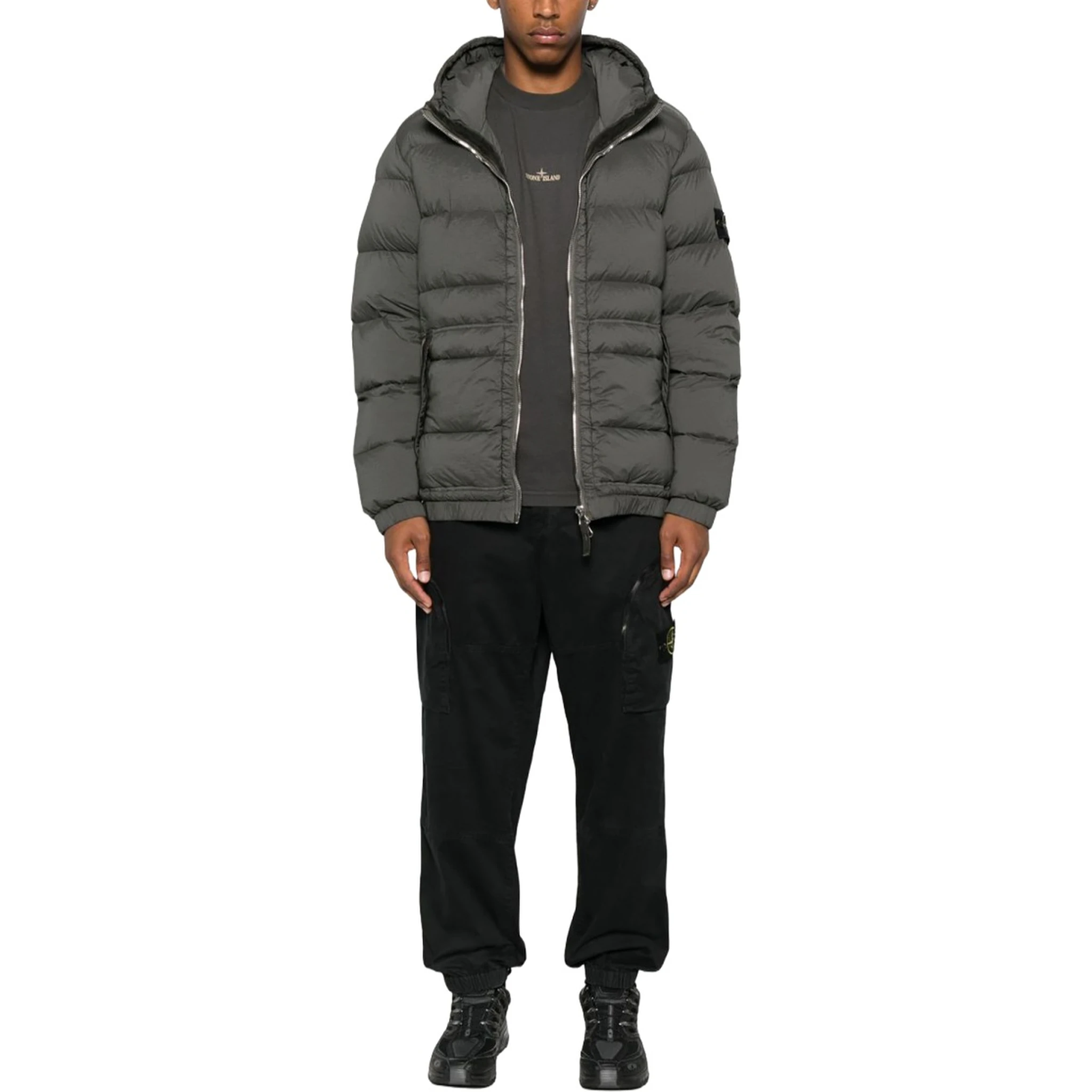 PADDED DOWN JACKET WITH HOOD