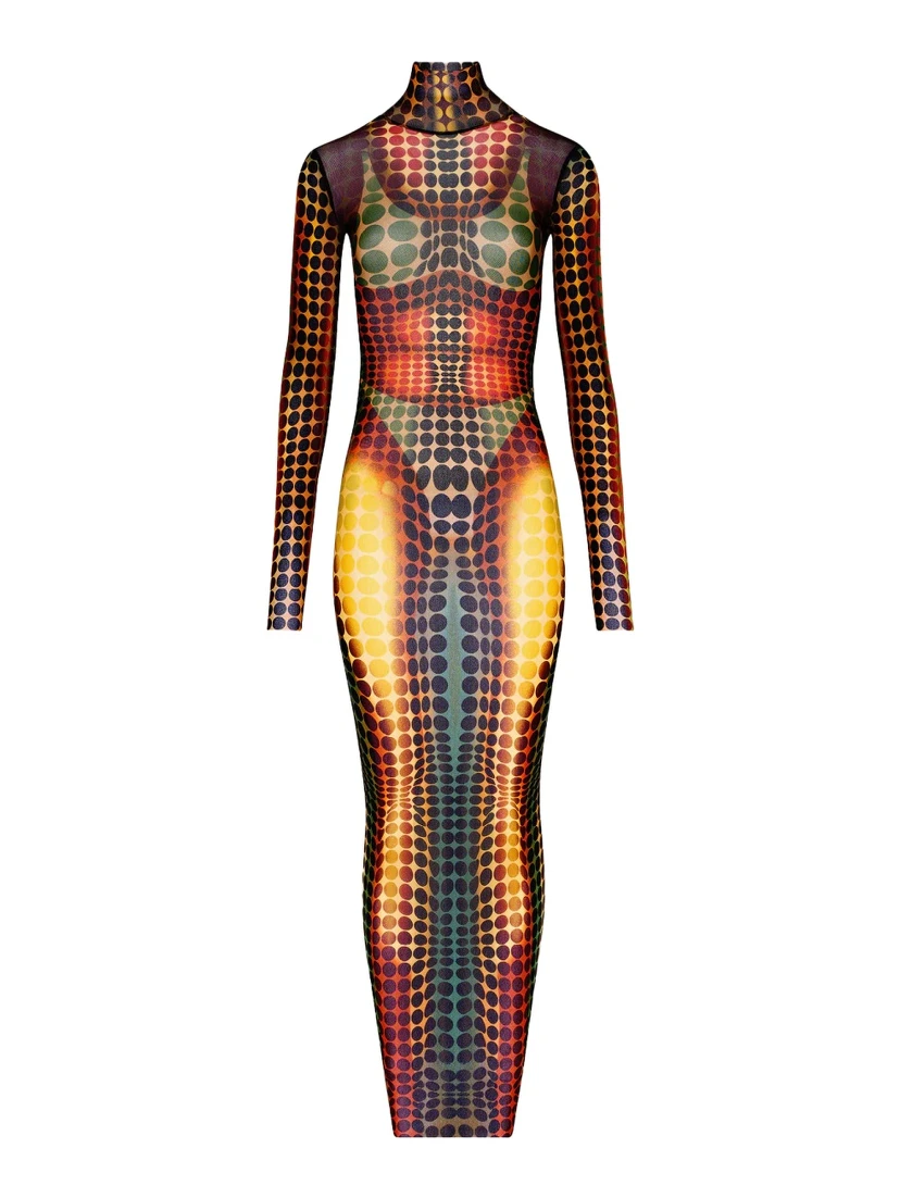 LONG DRESS WITH PRINT