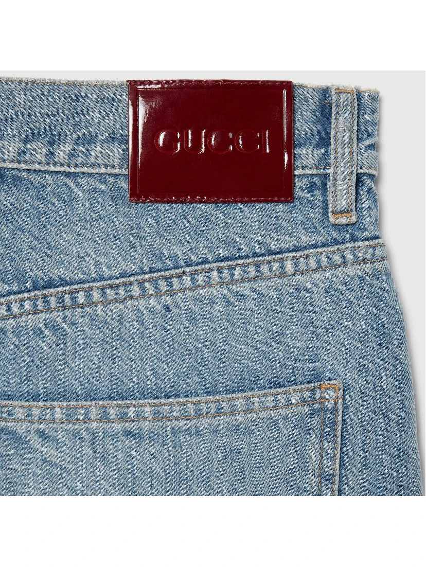 Straight leg jeans