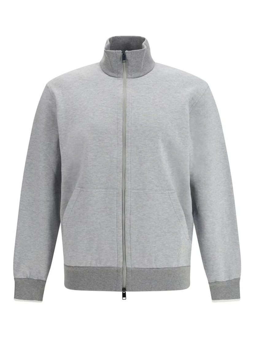 Gray Cotton Sweatshirt