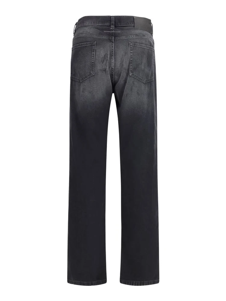 Black Cotton Straight-Leg Jeans alternative