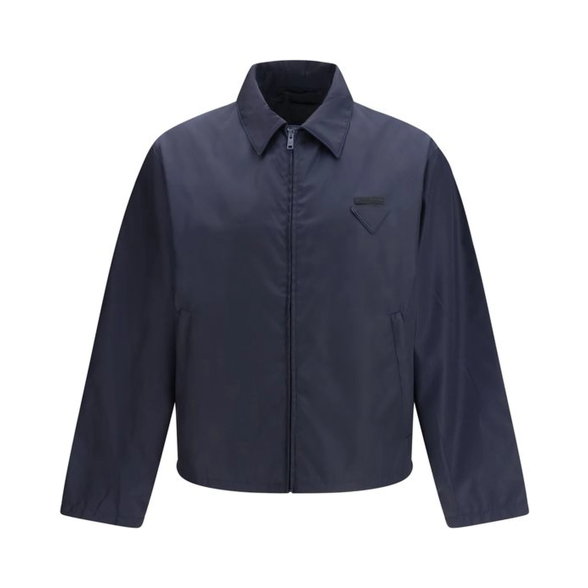 Blue Nylon Shell Jacket