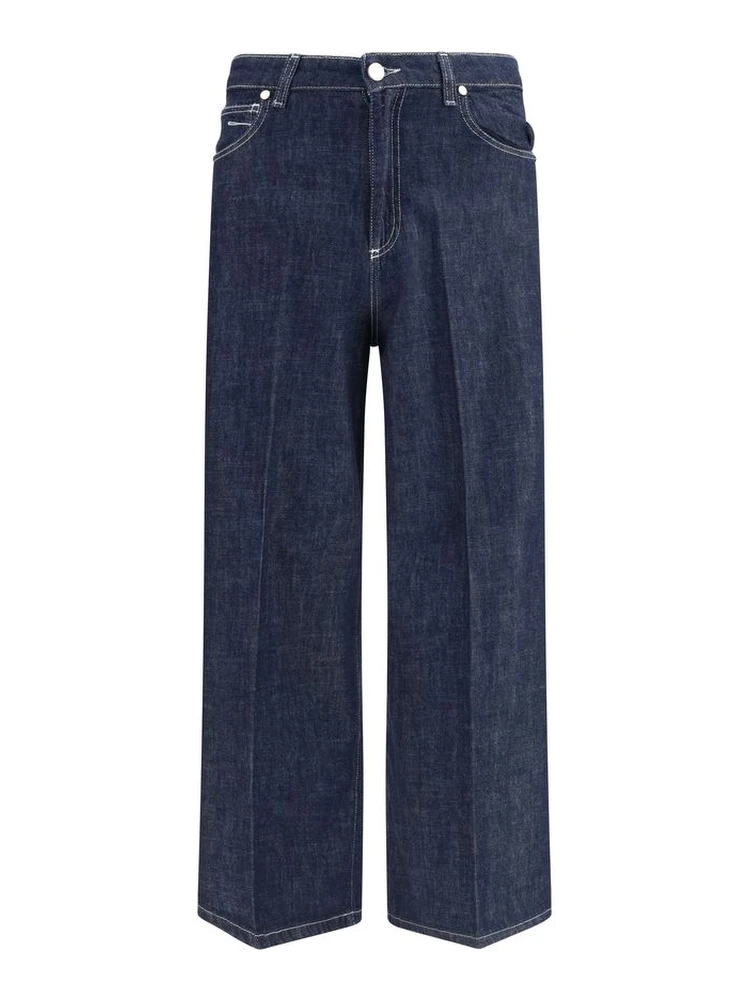 Blue Cotton Jeans Denim