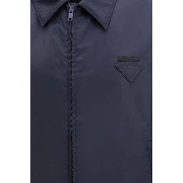 Blue Nylon Shell Jacket