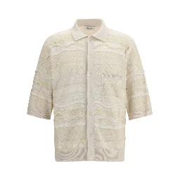 White Cotton Polo Shirt